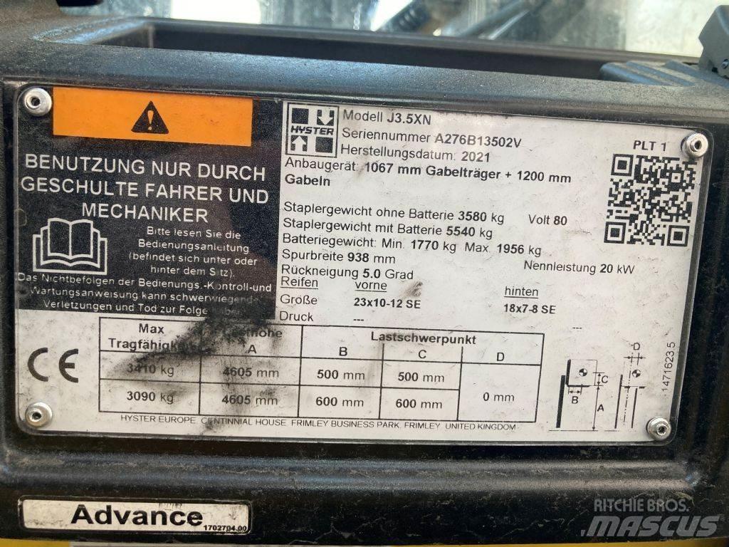 Hyster J 3.5 XN Elmotviktstruckar