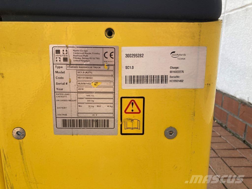 Hyster SC 1.0 Staplare-led