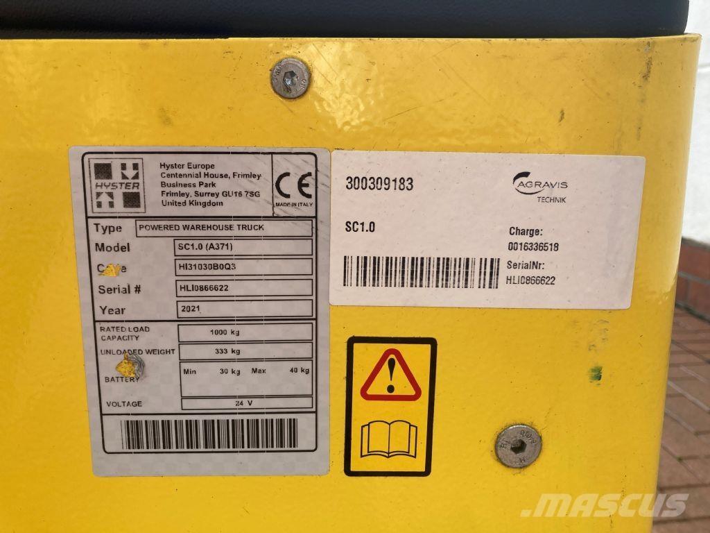 Hyster SC 1.0 Staplare-led