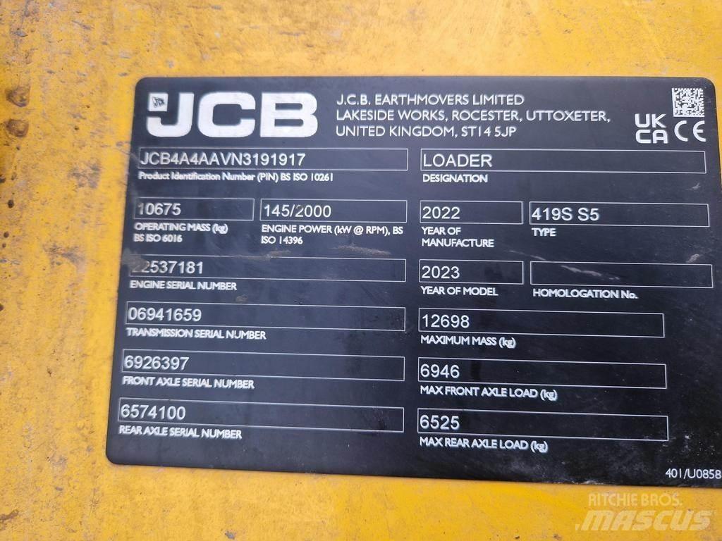 JCB 419S Lantbruk - Övrigt