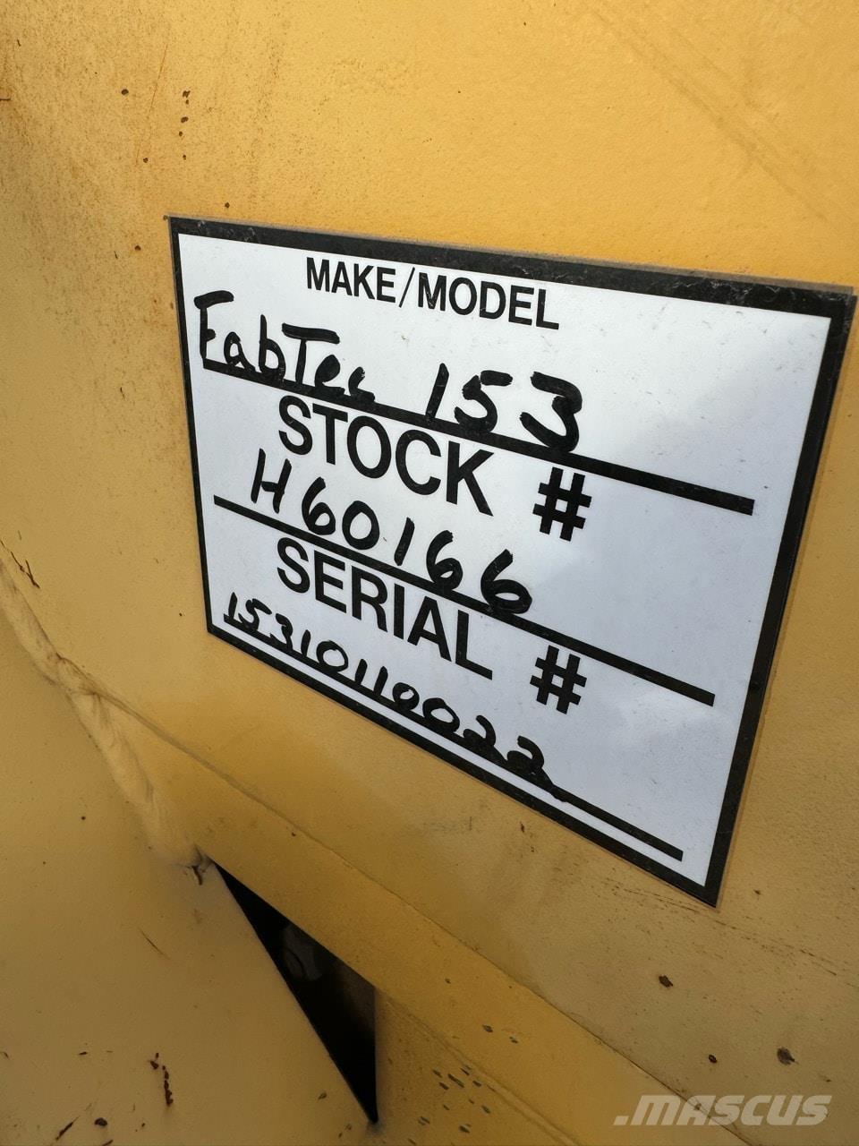 Fabtek 153 Skogsmaskiner - Övriga