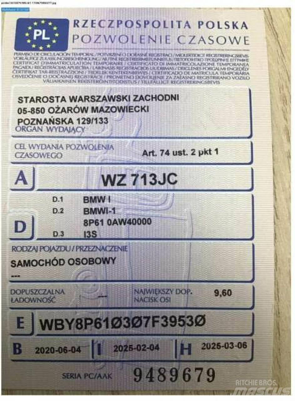 BMW i3 Personbilar