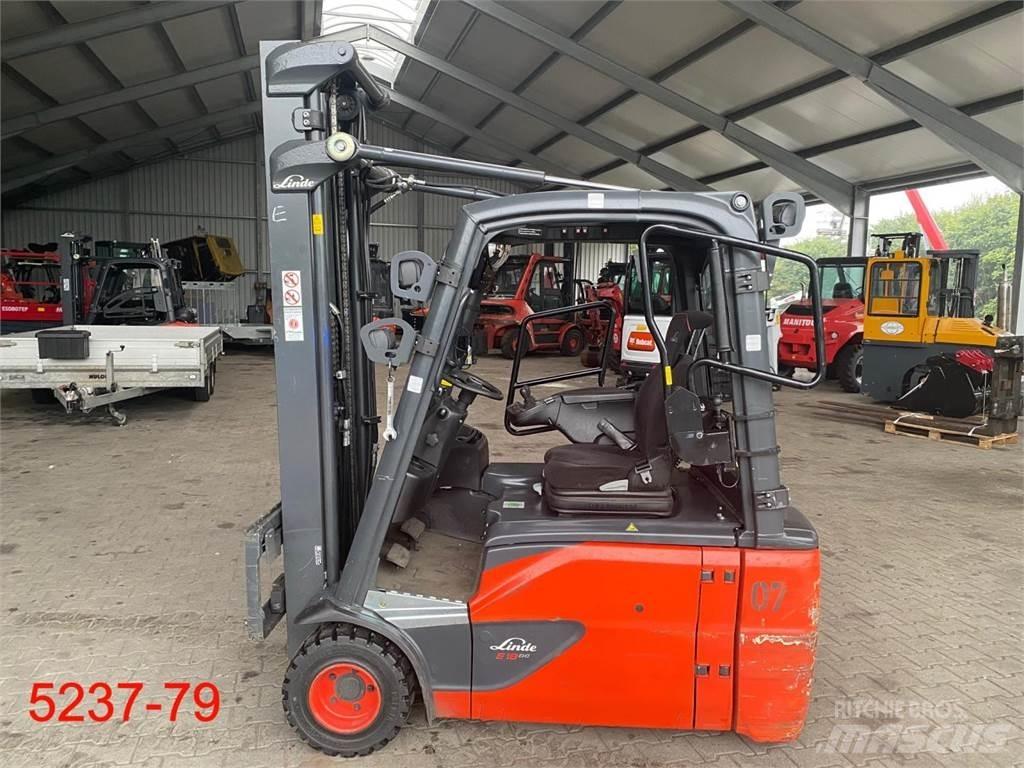 Linde E 18 L 02 EVO Elmotviktstruckar