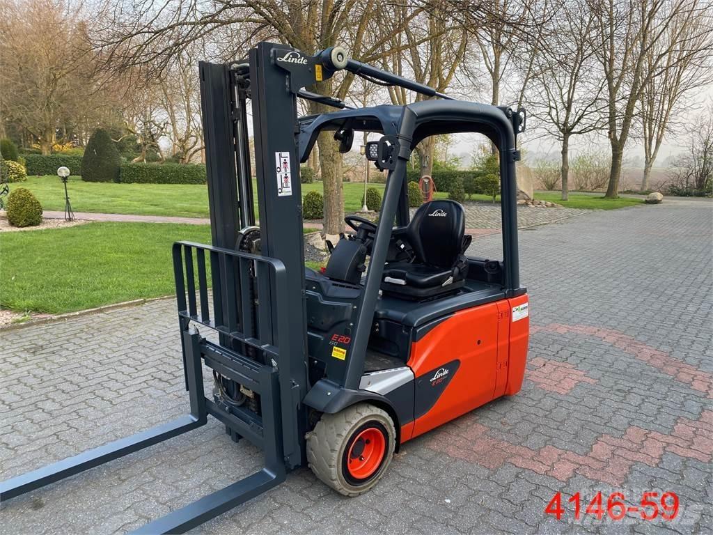 Linde E 20 L 02 Elmotviktstruckar