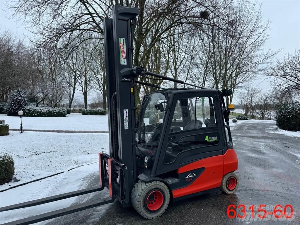 Linde E 35 L 01 Elmotviktstruckar