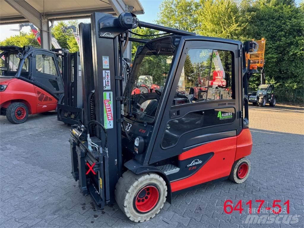 Linde E 35 L 01 Elmotviktstruckar