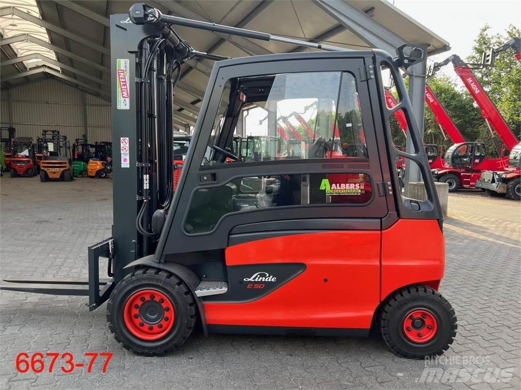 Linde E 50 HL Elmotviktstruckar