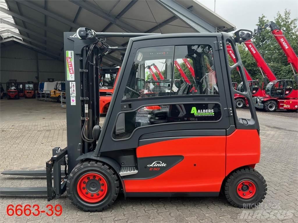 Linde E 50 HL 01 Elmotviktstruckar
