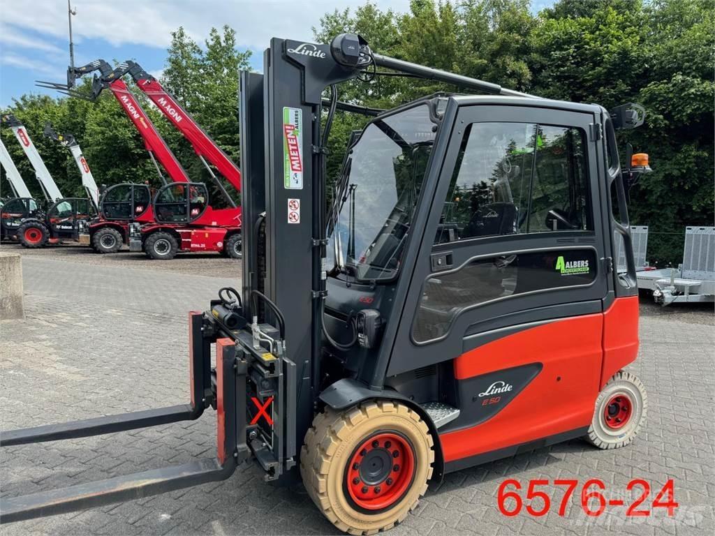 Linde E 50 HL 01 Elmotviktstruckar