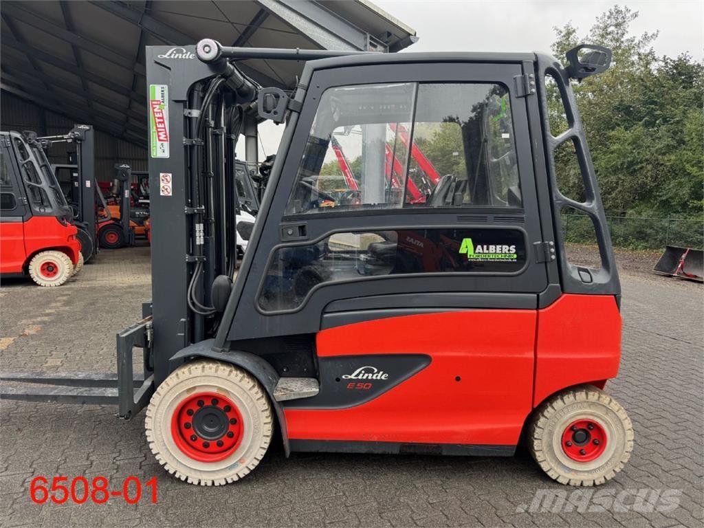 Linde E 50 HL 01 Elmotviktstruckar