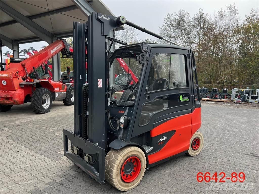 Linde E 50 HL 01 Elmotviktstruckar