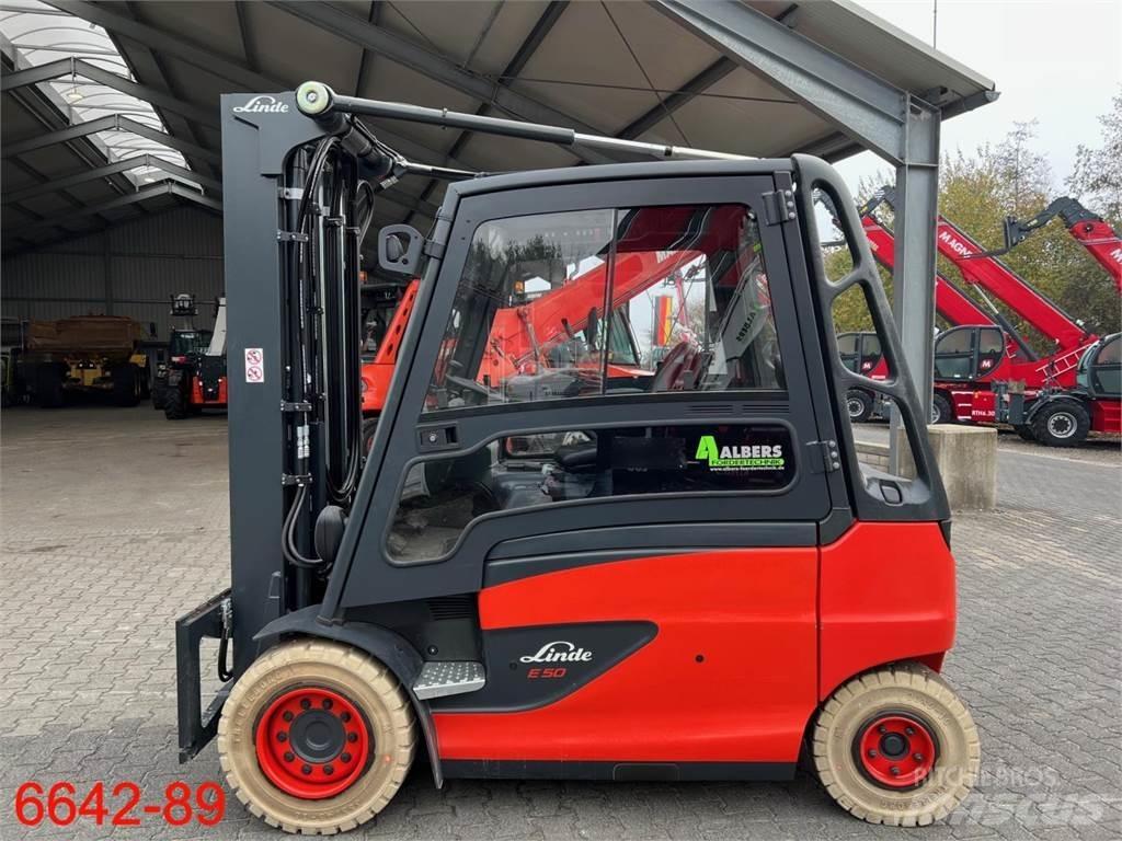 Linde E 50 HL 01 Elmotviktstruckar