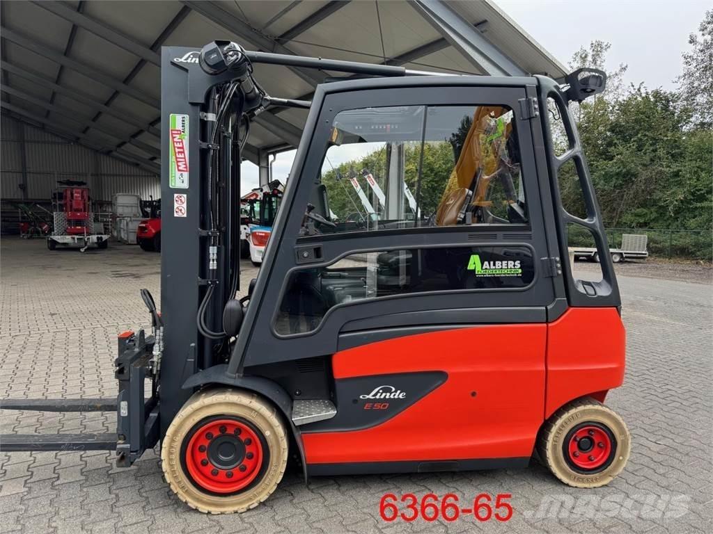 Linde E 50 HL - 01 / 600 Elmotviktstruckar