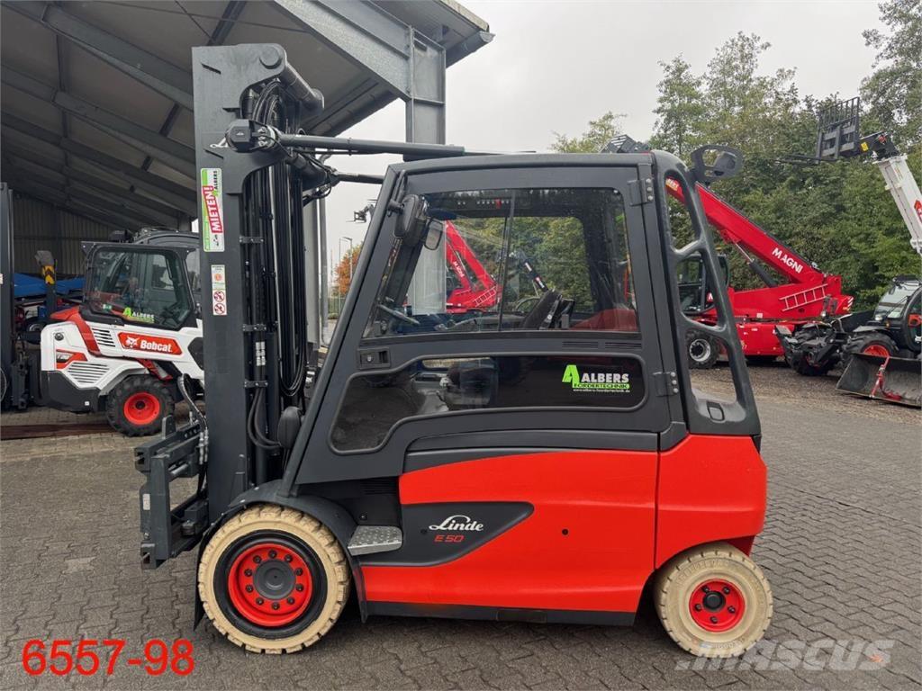 Linde E 50 HL 01 600 Elmotviktstruckar