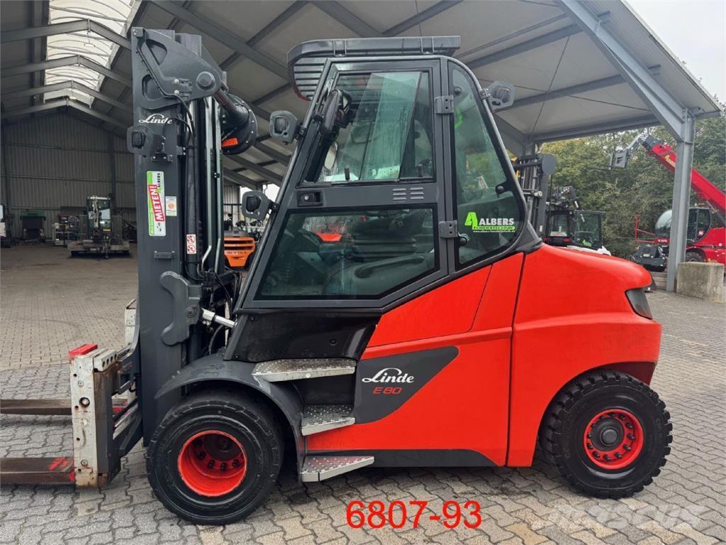 Linde E 80-01 / 900 Elmotviktstruckar