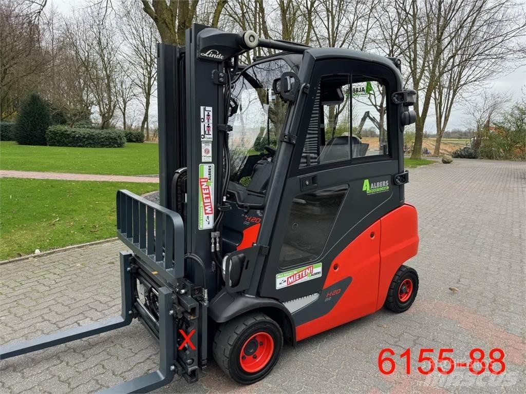 Linde H 20 T 01 Gasolmotviktstruckar