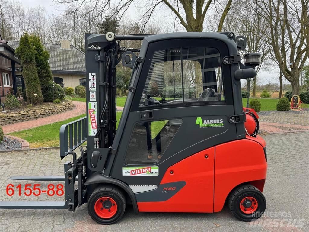 Linde H 20 T 01 Gasolmotviktstruckar