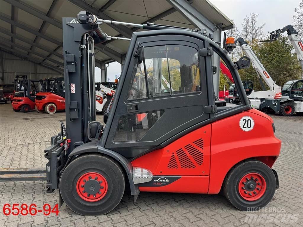 Linde H 50 D - 02 / 600 Dieselmotviktstruckar