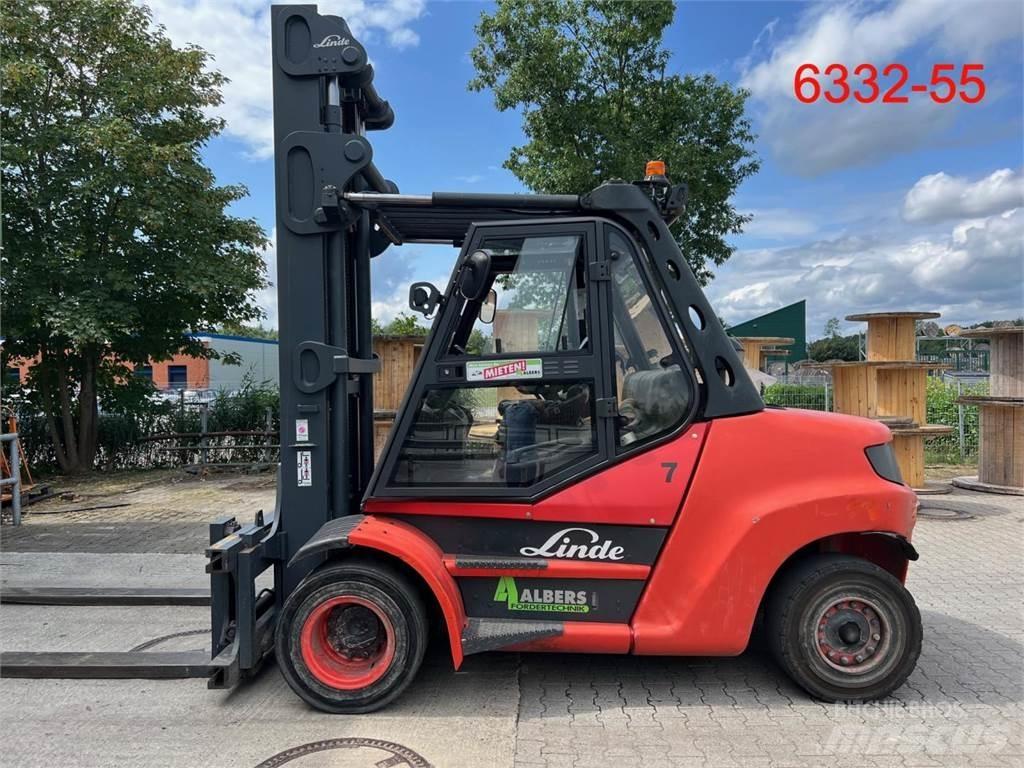 Linde H 80 D 02 900 Dieselmotviktstruckar