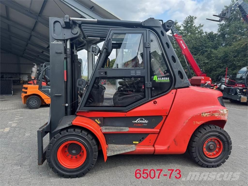 Linde H 80 D 03 / 900 Dieselmotviktstruckar