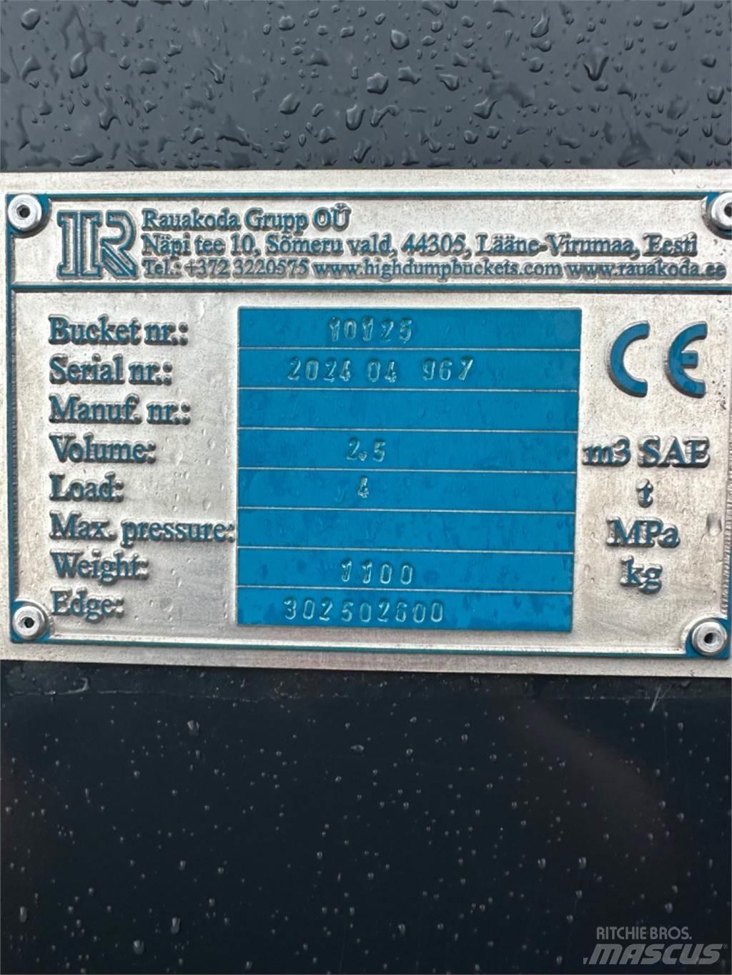 2650mm Schaktblad
