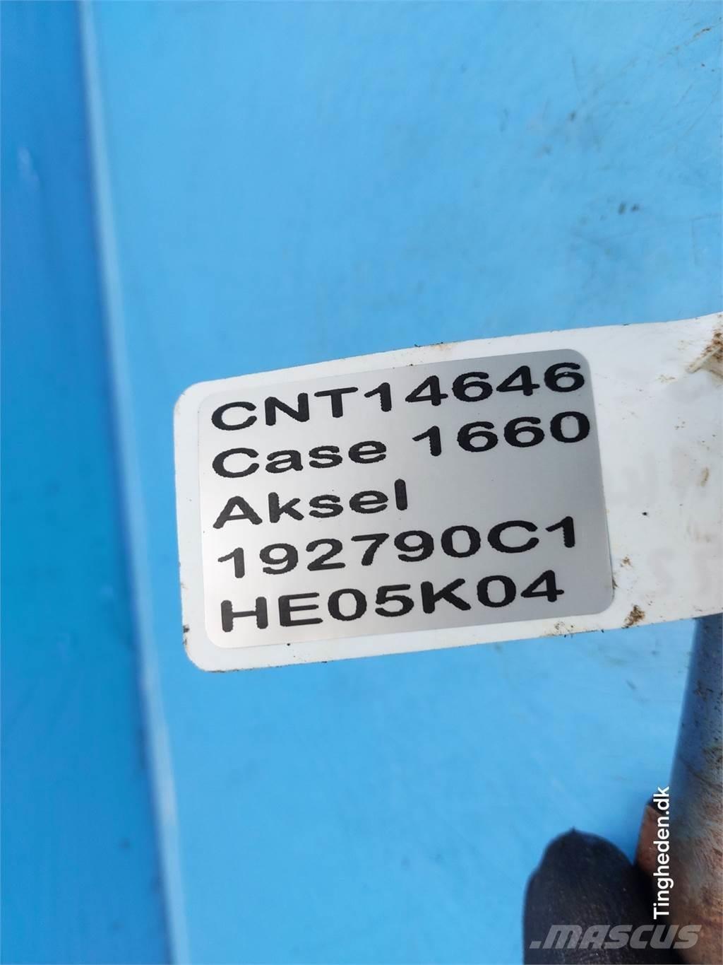 CASE 1660 Trösktillbehör