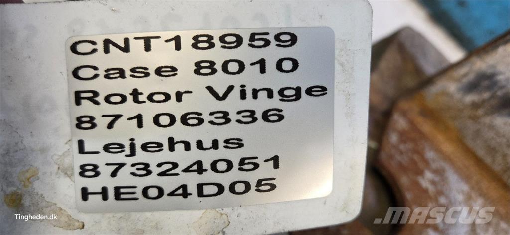 CASE 8010 Trösktillbehör