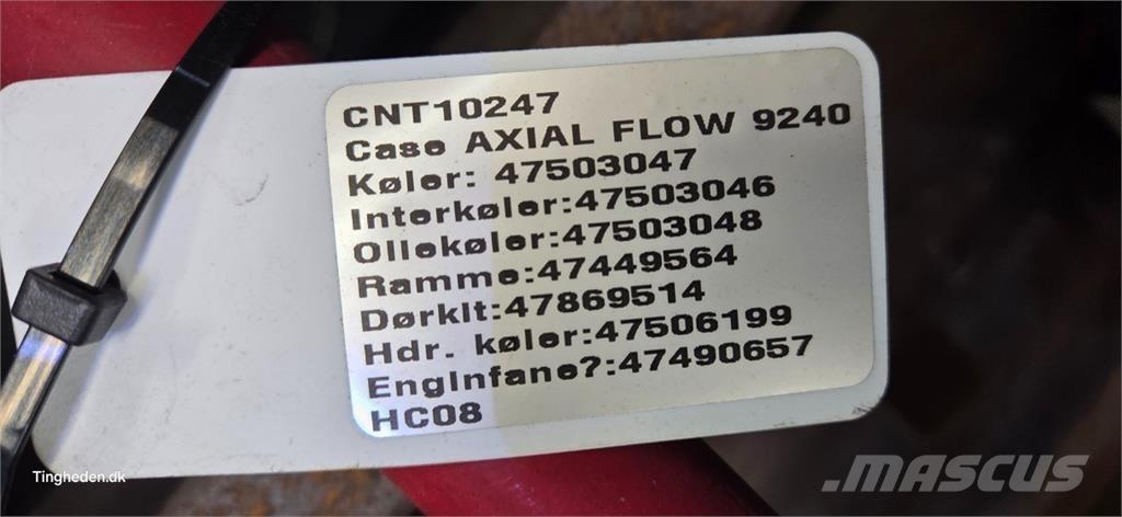 Case IH 9240 Radiatorer
