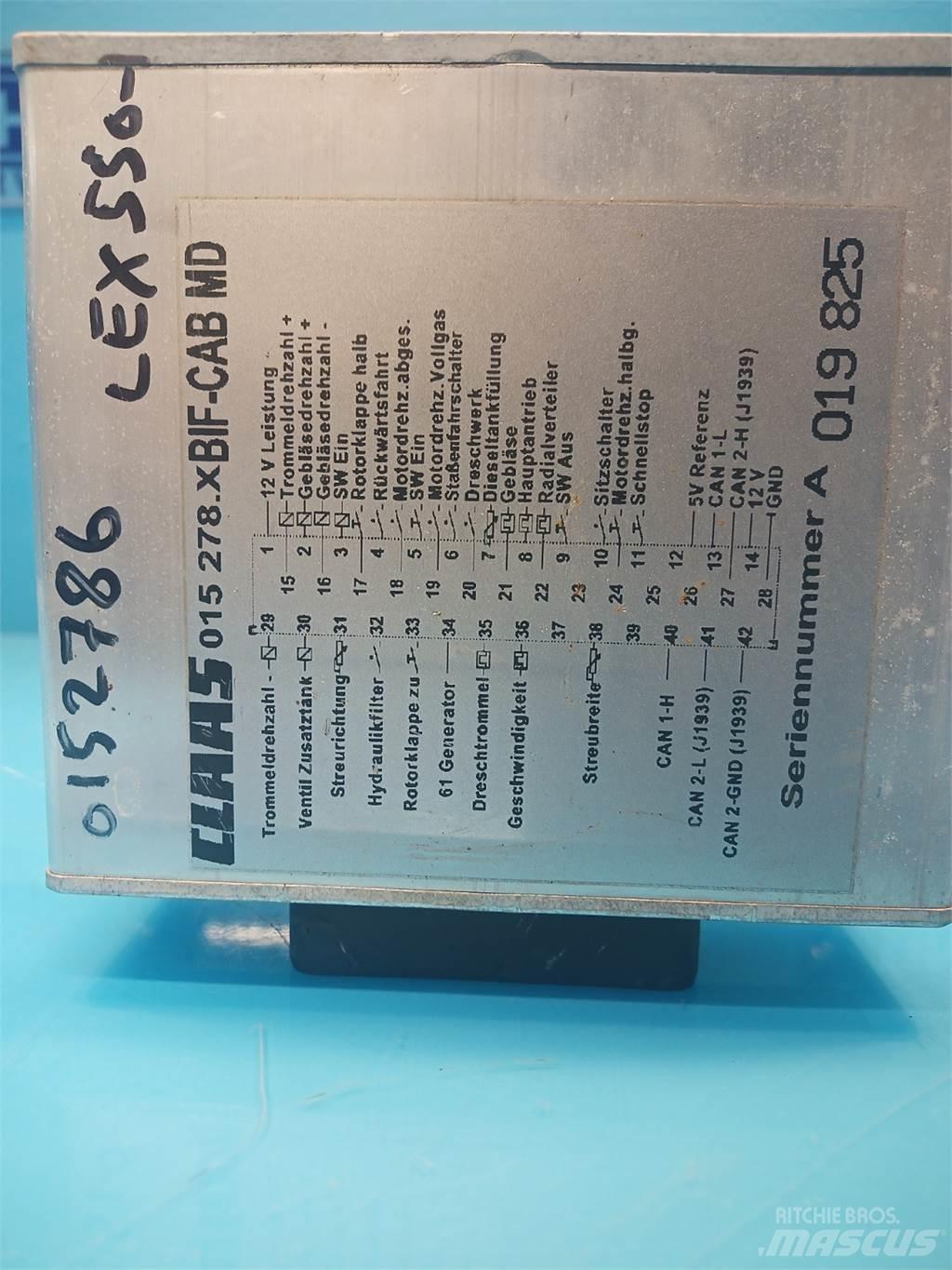 CLAAS Lexion 550 Elektronik