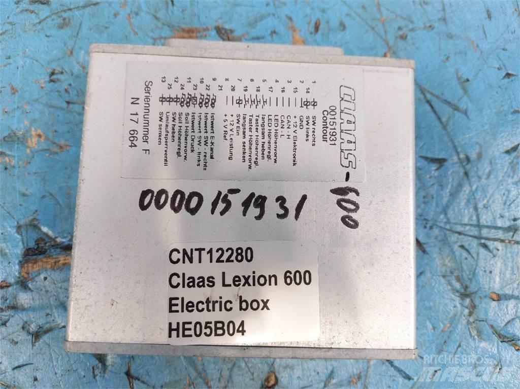 CLAAS Lexion 600 Elektronik