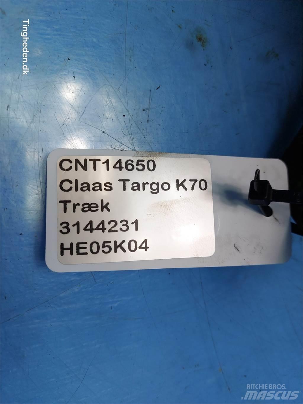 CLAAS Targo K70 Redskapsfäste/ adaptrar