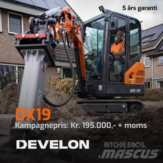 Develon DX19-7 Minigrävare < 7t