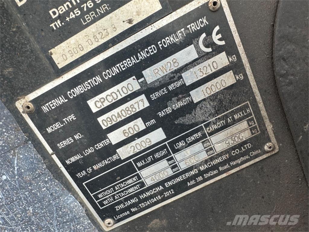 Hangcha CD100 Dieselmotviktstruckar