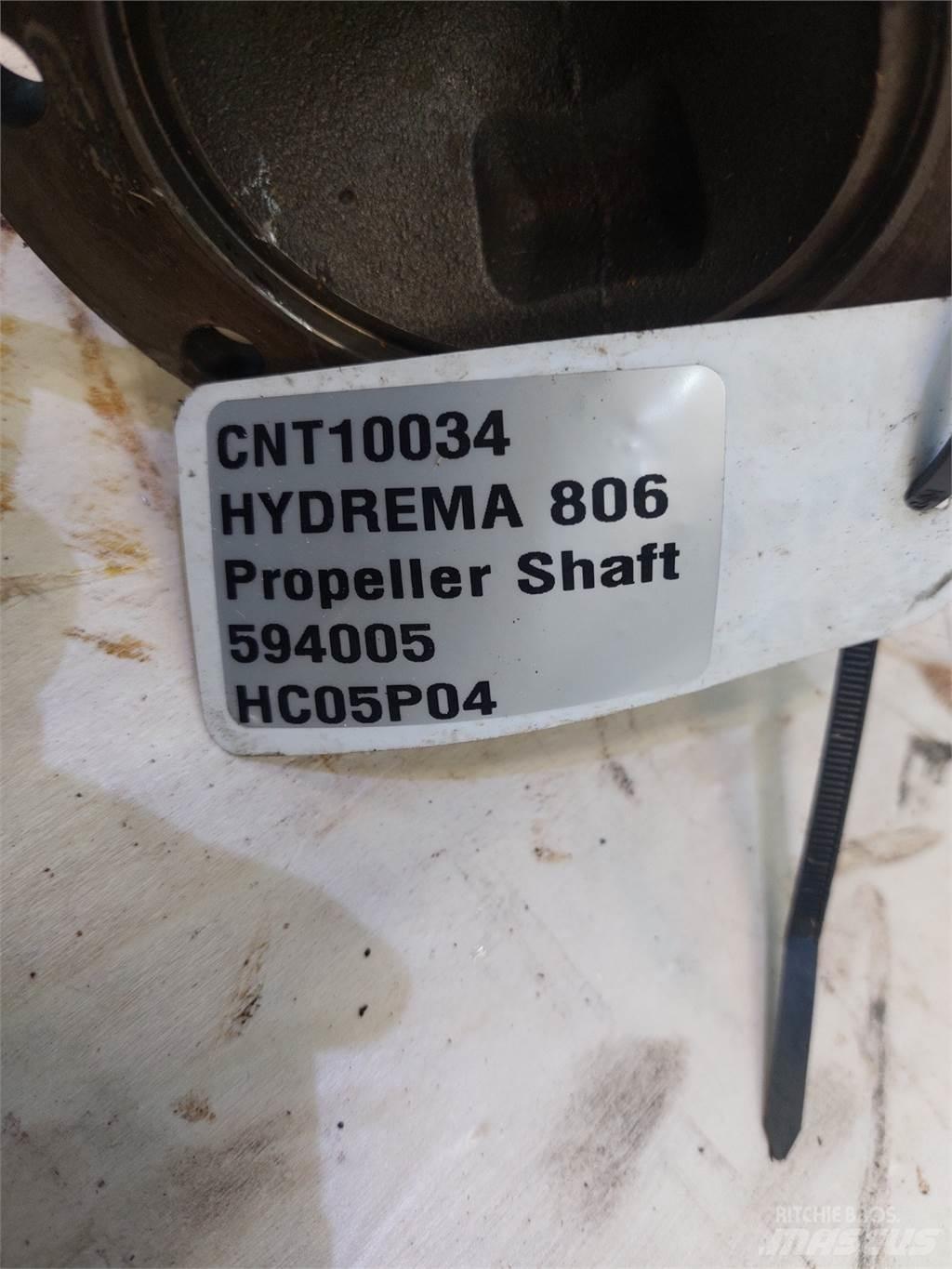 Hydrema 806 Hjulaxlar