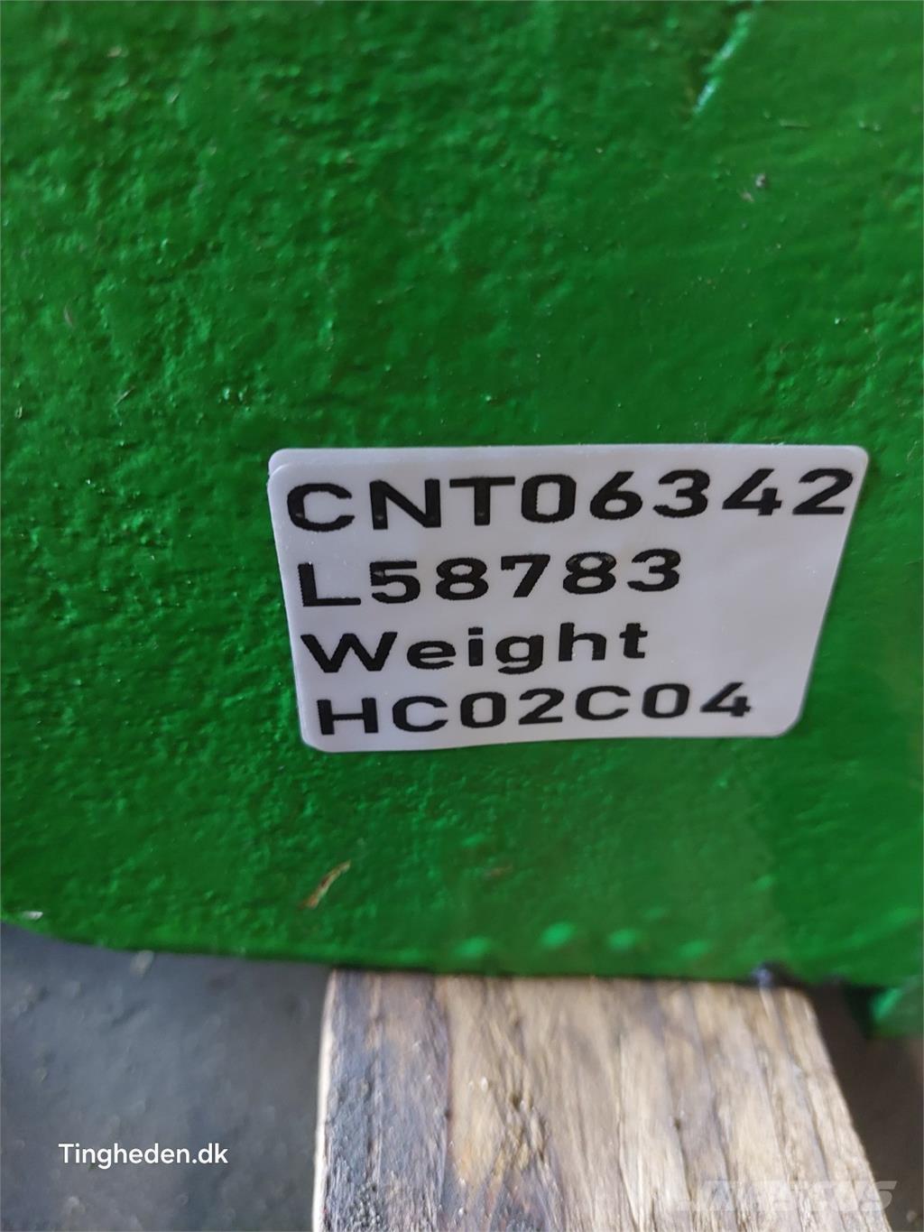 John Deere 1850 Frontvikter