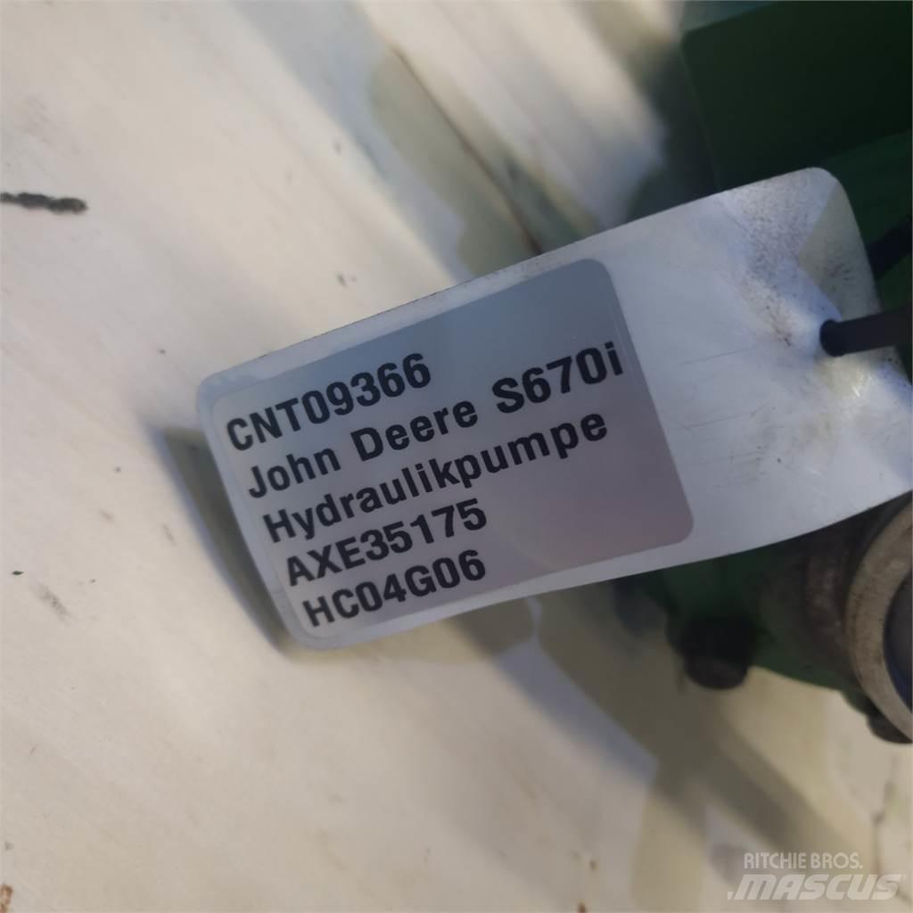 John Deere S670 Hydraulik