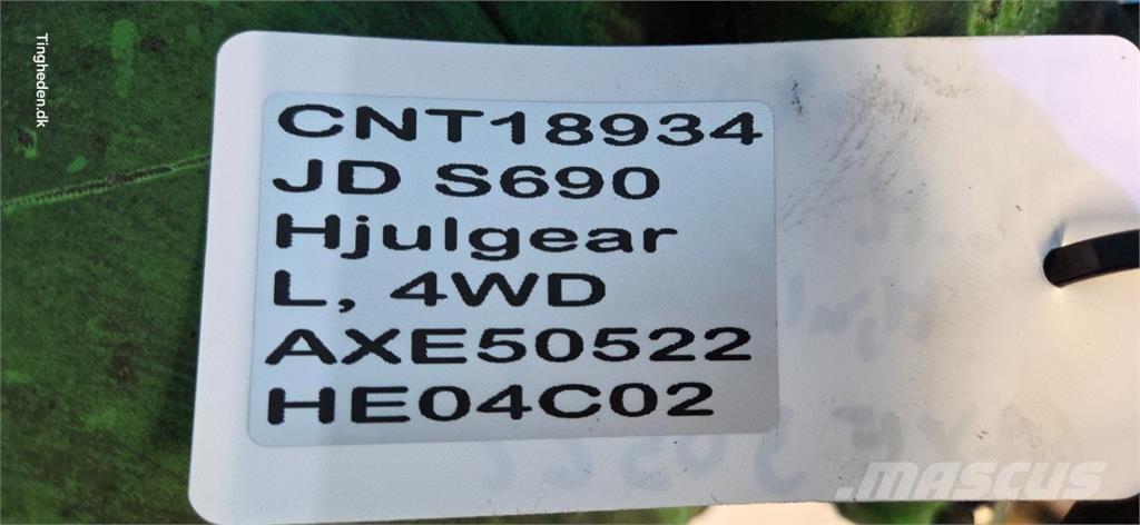 John Deere S690 Trösktillbehör