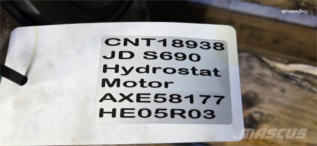 John Deere S690 Hydraulik