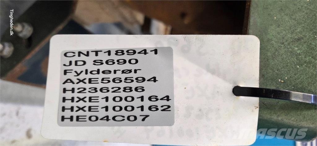 John Deere S690 Trösktillbehör