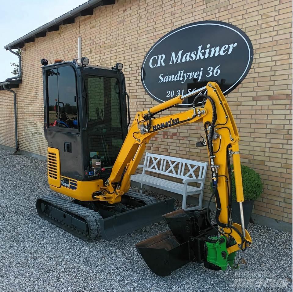 Komatsu pc16r hs Minigrävare < 7t