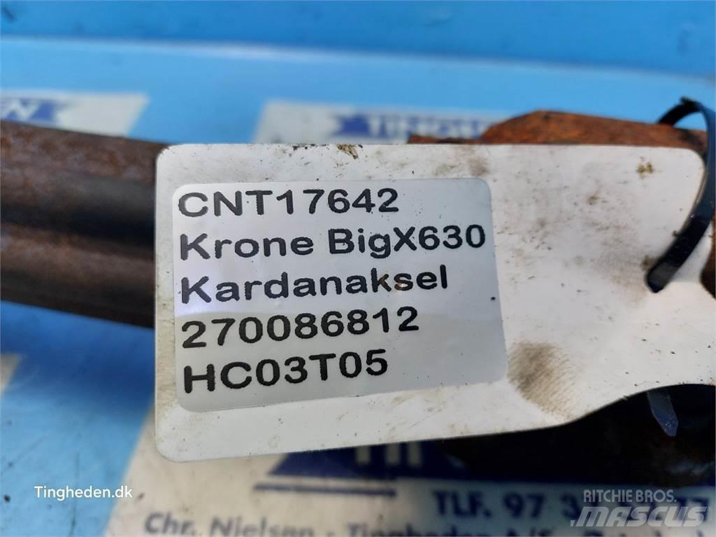 Krone Big X 630 Tillbehör för hö och fodermaskiner