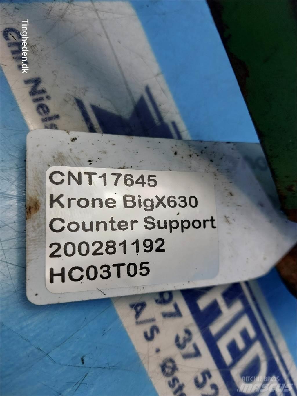 Krone Big X 630 Tillbehör för hö och fodermaskiner