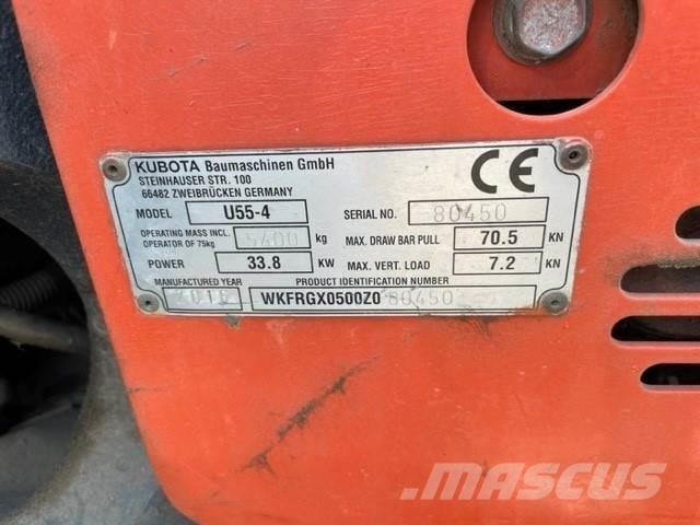 Kubota U55-4 Bandgrävare