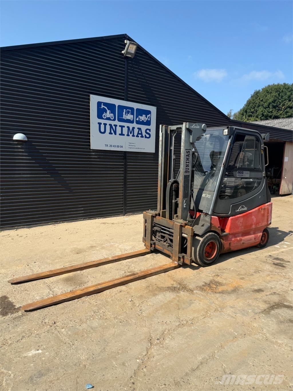 Linde E35 Elmotviktstruckar
