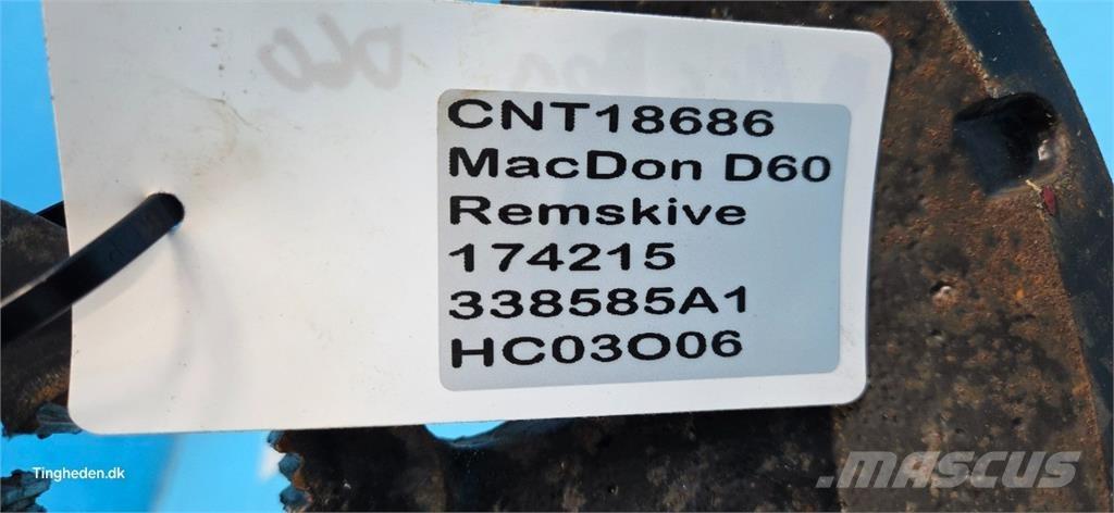MacDon D60 Trösktillbehör