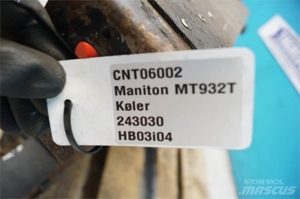 Manitou MT 932T Radiatorer