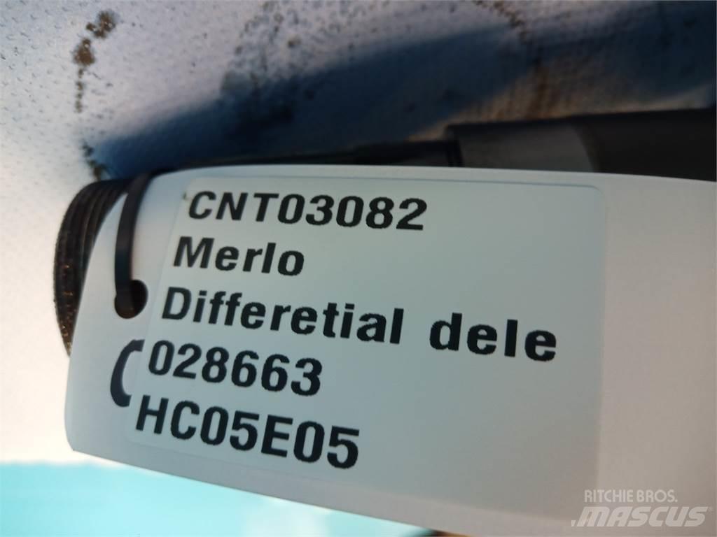 Merlo 40.7 Hjulaxlar