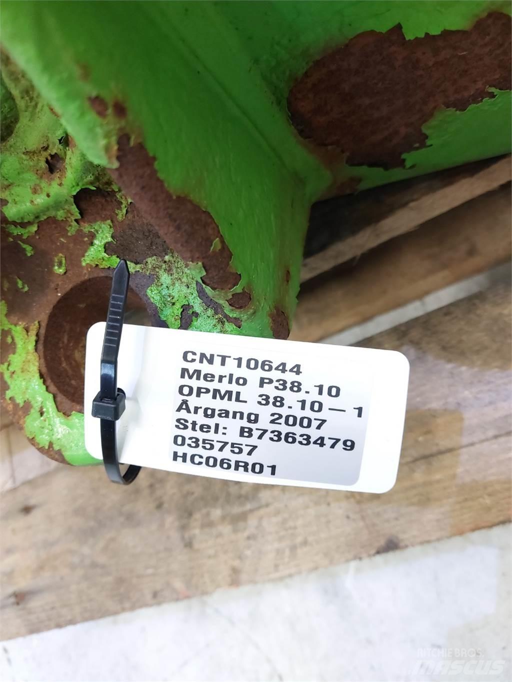 Merlo P38.10 Hjulaxlar