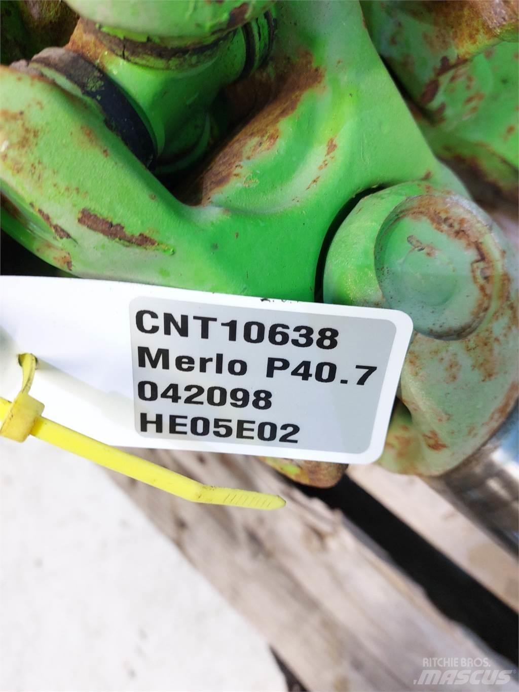 Merlo P40.7 Hjulaxlar