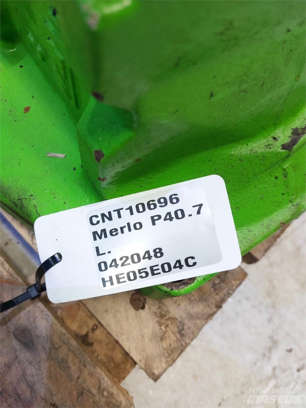 Merlo P40.7 Hjulaxlar